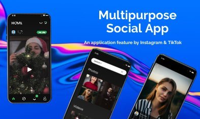 Multipurpose Social App - React native    