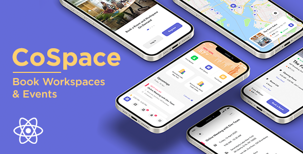 CoSpace - Coworking Booking React Native App Template icon