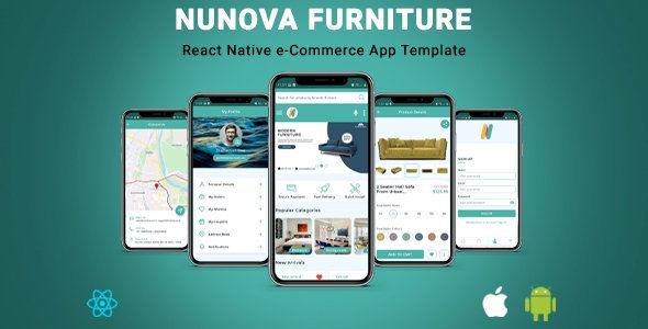 NunovaFurniture | React Native eCommerce App Template icon