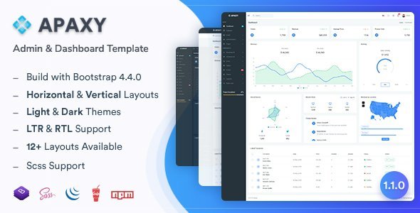Apaxy - Admin & Dashboard Template icon