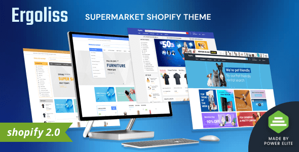 Ergoliss – Multipurpose Shopify OS 2.0 Theme for Supermarket & Grocery Store