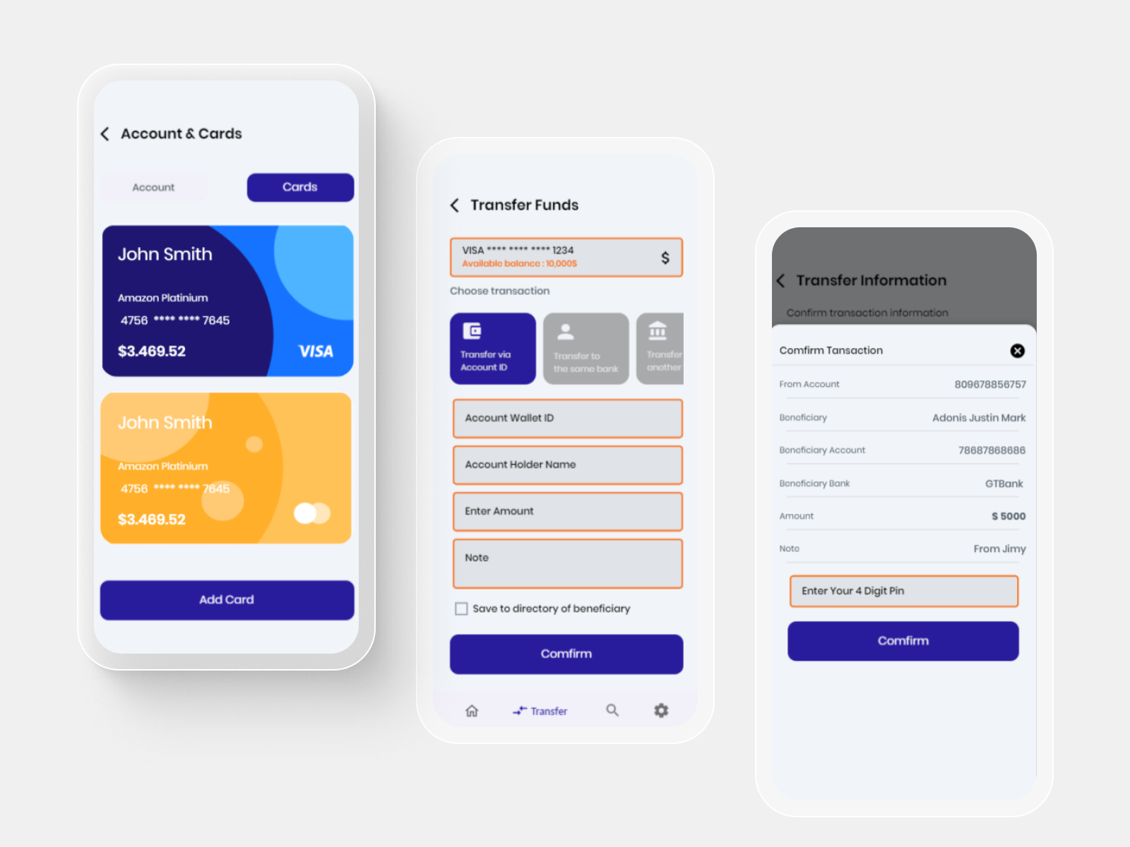 Aza Bank | Banking & Finance App Flutter Template UI Kit