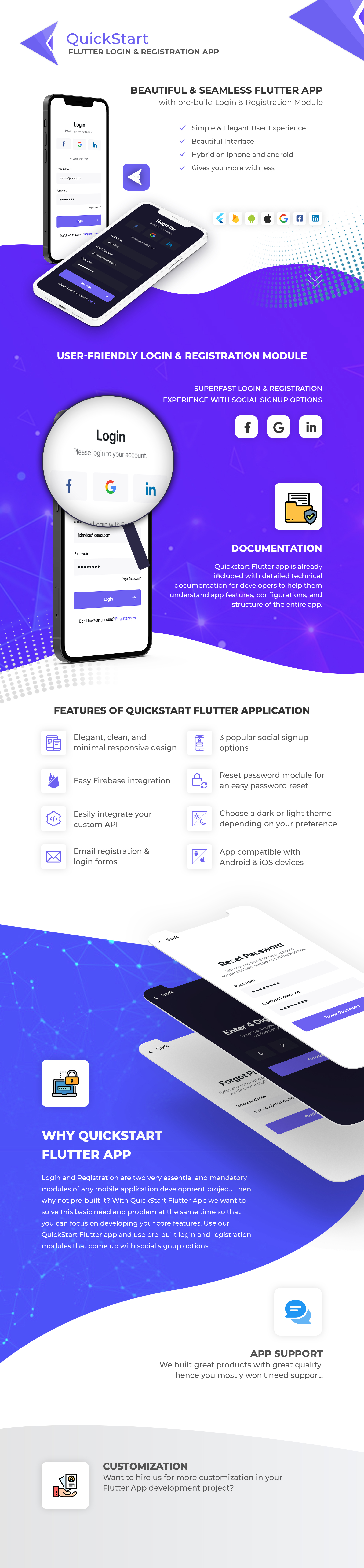 QuickStart Flutter Application
