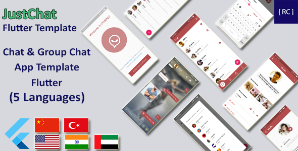 Chat & Group Chat App Template Flutter | Whatsapp Clone Flutter Template | Multi Language icon