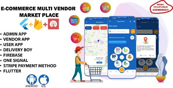 Multi vendor app for Restaurant, pharmacy, Grocery, I.T etc. icon