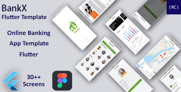 Online Banking Android App + Online Banking iOS App Template|