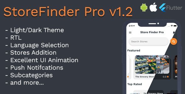 StoreFinder Pro Full App Flutter v1.2 icon