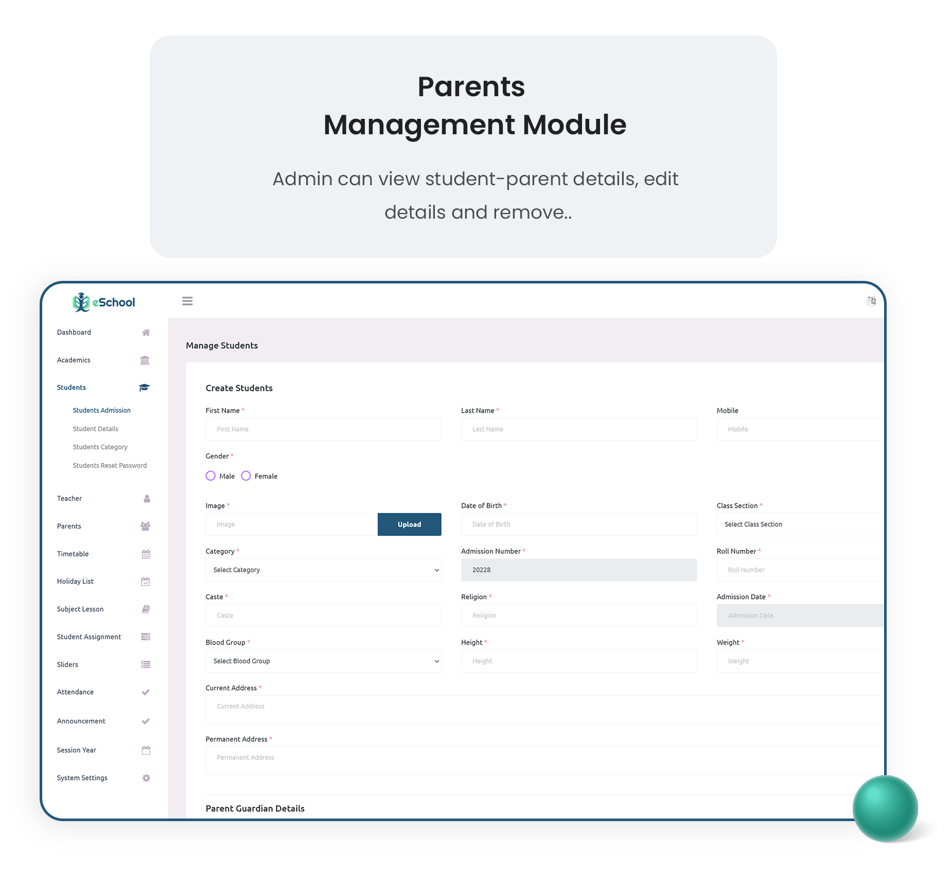 eSchool - Virtual School Management System Flutter App with Laravel Admin Panel - 22