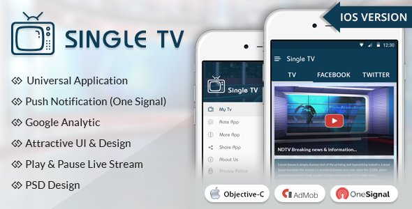 iOS Single TV icon