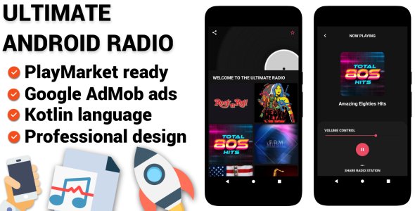 Ultimate Android Online Radio Application icon