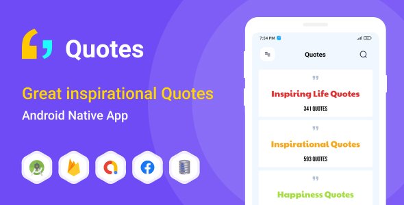 Great inspirational Quotes - Android (Kotlin) icon
