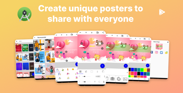 PosterNew - Poster maker app icon