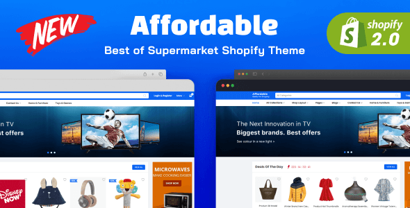 Affordable – Supermarket Shopify OS 2.0 Theme