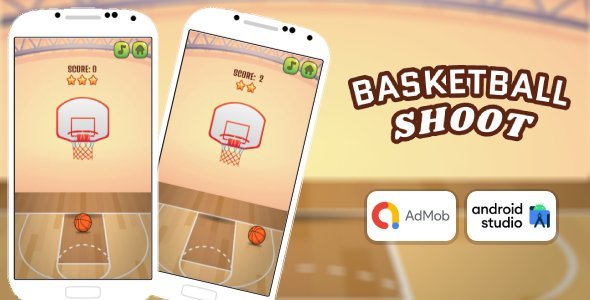 Basketball Shoot Game Android Studio Project with AdMob Ads + Ready to Publish icon