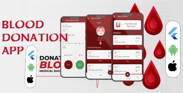 Blood Donation App Flutter With Firebase icon