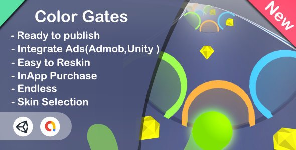 Color Gates 3D(Unity Game+Admob+iOS+Android) icon