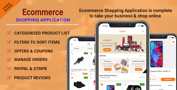 Ecommerce Shopping App - Take Your Shop Online With iPhone Application Swift icon