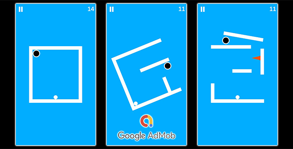 Find The Hole - (Unity + AdMob) - hyper casual game - maze escape