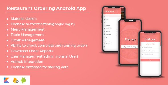Firebase Restaurant Ordering Android App Using Kotlin icon