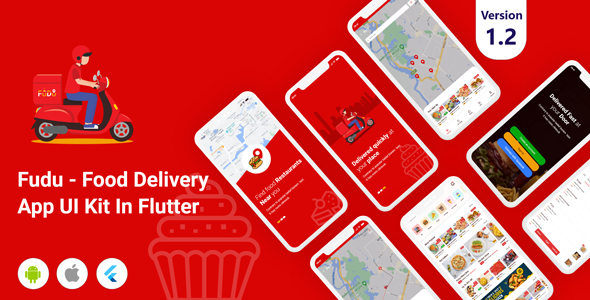 Fudu - Food Delivery Flutter UI Kit