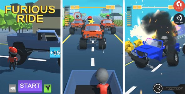 Furious Ride – Complete Unity Game + Admob icon
