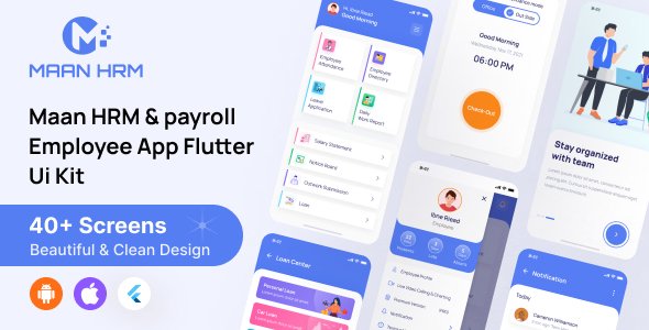 Maan I HRM Employee Flutter UI Kit icon