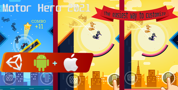 Motor Hero Game! 2022 - Unity (Admob + Leaderboard + IAP) icon