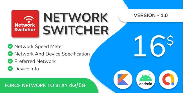 Network Switcher Kotlin App - Admob, Kotlin icon