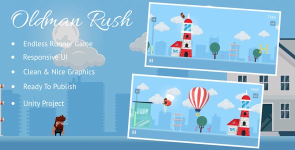 Oldman Rush - Complete Unity Game icon