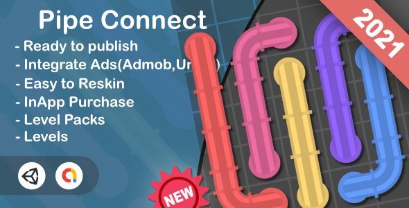 Pipe Connect(Unity Game+Admob+iOS+Android) icon