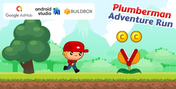 Plumberman Adventure Run Game (Android Studio Project + Buildbox Project + AdMob Ads) icon