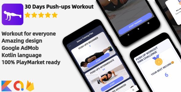Push-ups Workout - Android Workout Application icon