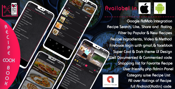 Recipe Cook Book - Android (Kotlin)