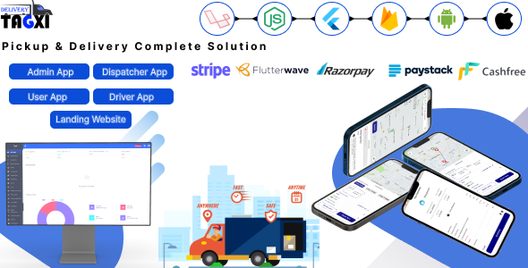 Tagxi Delivery App Flutter Food &