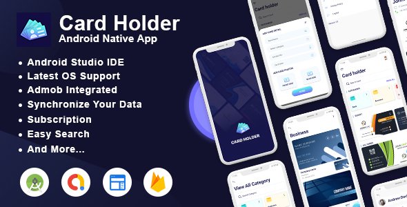 Visiting Card Holder with Admin Panel - Android (Kotlin) icon