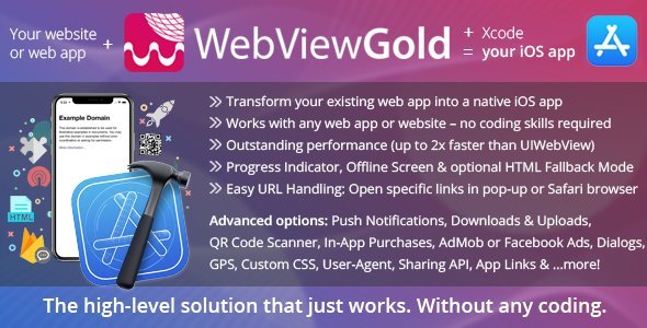WebViewGold for iOS – WebView URL/HTML to iOS app +