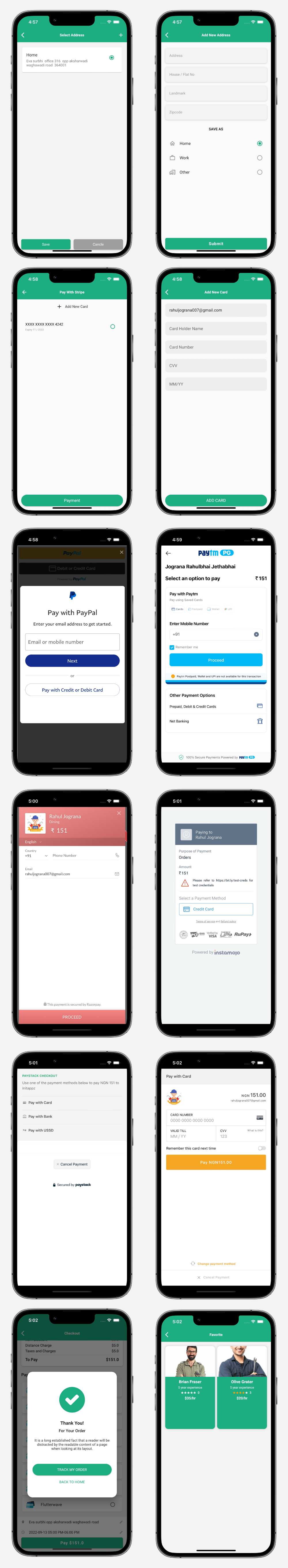 Flutter Handy service - On-Demand Home Services & Shopping Android+iOS+Website Full Solution Laravel - 6