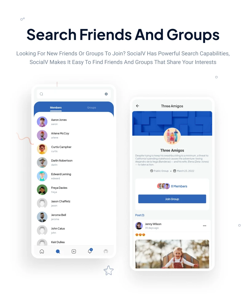 SocialV - Social Network Flutter App with BuddyPress (WordPress) Backend - 11