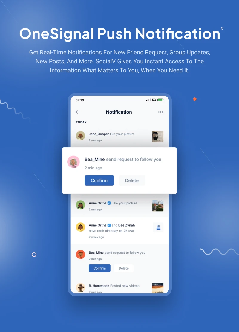 SocialV - Social Network Flutter App with BuddyPress (WordPress) Backend - 18