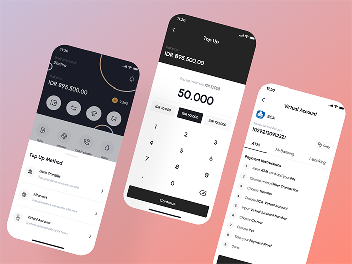 CashCover - Payment Point Online Bank Flutter App UI Template - 6