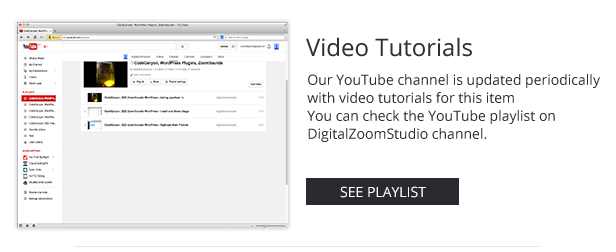 Video Gallery Wordpress Plugin /w YouTube, Vimeo, Facebook pages - 7