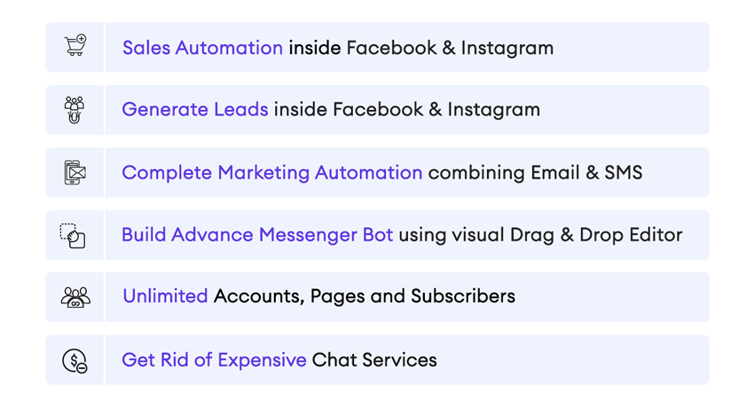 ChatPion - Facebook & Instagram Chatbot,eCommerce,SMS/Email & Social Media Marketing Platform (SaaS) - 3