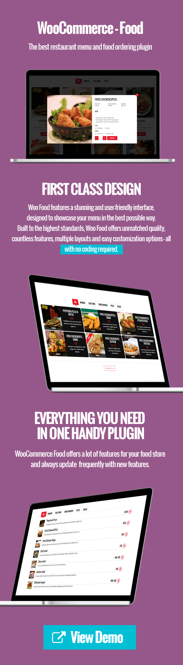 WooCommerce Food - Restaurant Menu & Food ordering - 1