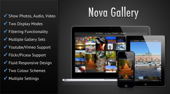 Nova Gallery - Responsive HTML5 Multimedia Gallery