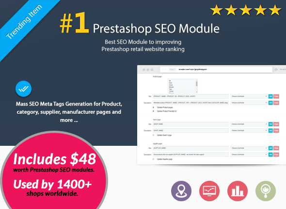 Best Prestashop 1.6 and 1.7 SEO module
