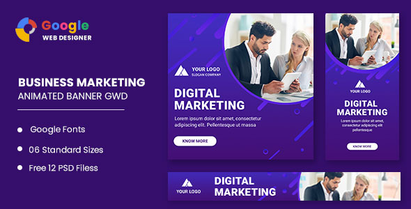Business Marketing Animated Banner Google Web Designer icon