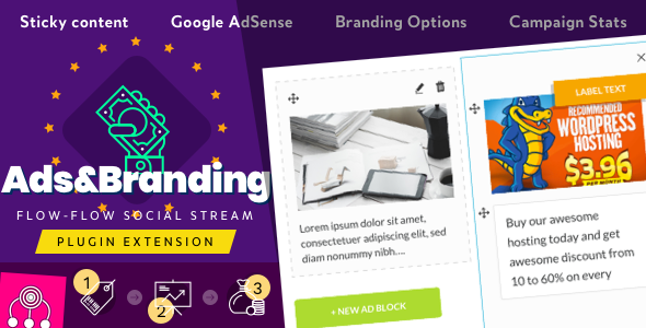 Advertisement & Branding Custom Content for Flow-Flow icon