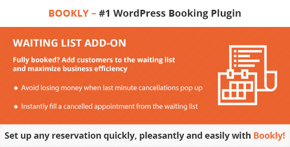 Bookly Waiting List (Add-on) icon