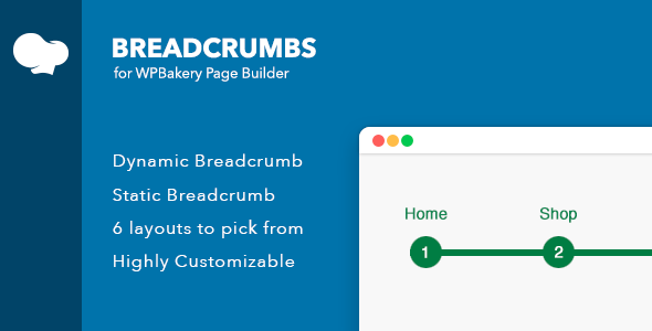 Breadcrumbs for WPBakery Page Builder icon