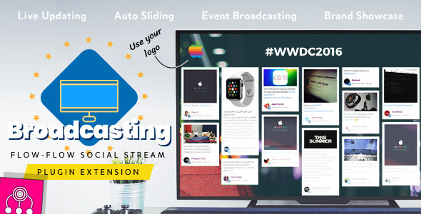 Broadcasting Extension for Flow-Flow Social Stream icon